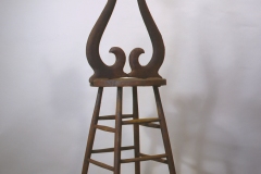 "20th Century Venus" iron, 55.5x16x16"