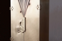 Book Case - brass - 18.5"H x 9"W x 6"D