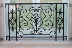 Architect: Robert A. M. Stern. Steel window grilles.