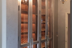 Architect: Ferguson & Shamamian. Stainless steel and glass.