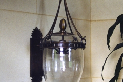 Architect: Robert A. M. Stern. Bronze amd blown glass.