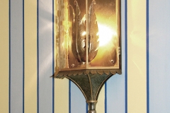 Architect: Robert A. M. Stern. Gilded and nickle-plated bronze.