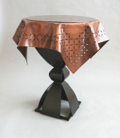 "Table Cloth" copper and steel