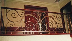 Architect: Anthony Cohn. Bronze railing.