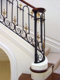 Architect: Robert A. M. Stern. Steel and gilded bronze railing.