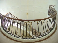 Architect: Robert A. M. Stern. Steel and gilded bronze railing.