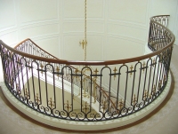 Architect: Robert A. M. Stern. Steel and gilded bronze railing.