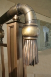 Architect: Robert A. M. Stern. Bronze railing detail.