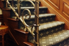 Architect: Anthony Cohn. Bronze railing.