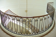 Architect: Robert A. M. Stern. Steel and gilded bronze railing.