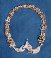 "Jaws" sterling silver