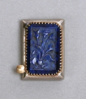 sterling silver and lapis lazuli
