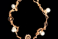 14K gold and Baroque Austrailian pearls