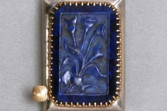 sterling silver and lapis lazuli