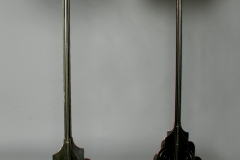 steel and leaded glass