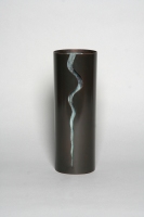 Serpentine Vase - bronze - 11"H x 4"Diam.