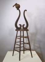 "20th Century Venus" iron, 55.5x16x16"