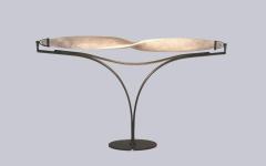 "Harmony" aluminum and steel, 52.5x90x17"