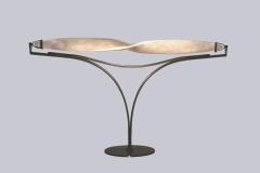 "Harmony" aluminum and steel, 52.5x90x17"