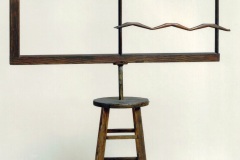 "Horizon", wood, 72” x 55” x 15”