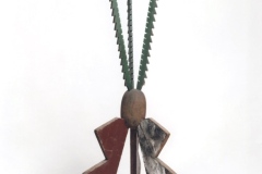 "Palm I", wood, 88”’ x 30” x 30”