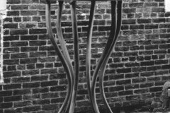 "Pavillion", wood, 77" x 31" x 31"