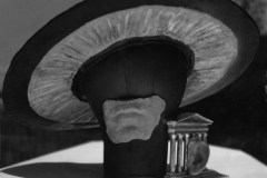 "Poetry is for the Blind" bronze, 16x18x18"