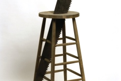 "The Best Use for This Kind of Saw", wood and steel, 44” x 17” x 20”