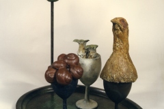 "The Cocktail Hour" bronze, 16x18x18"
