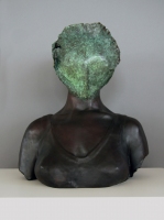 "The Bestial Growth in the Cabbage Family" bronze, 20x15x15"