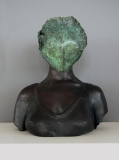 "The Bestial Growth in the Cabbage Family" bronze, 20x15x15"