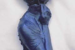 "Cabbage Head" bronze, 31x14x6”