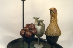 "The Cocktail Hour" bronze, 16x18x18"