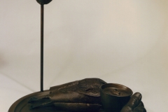 "Where is the Lemon" bronze, 16x18x18"