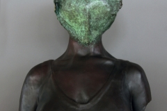 "The Bestial Growth in the Cabbage Family" bronze, 20x15x15"